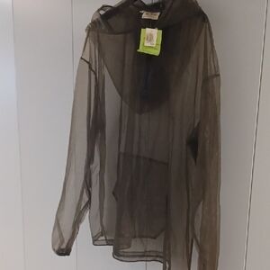 Men's Mosquito Net BUG OUT  Military Field Jacket - Olive NWT